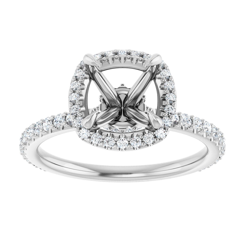 Halo-Style Engagement Ring