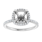 Halo-Style Engagement Ring