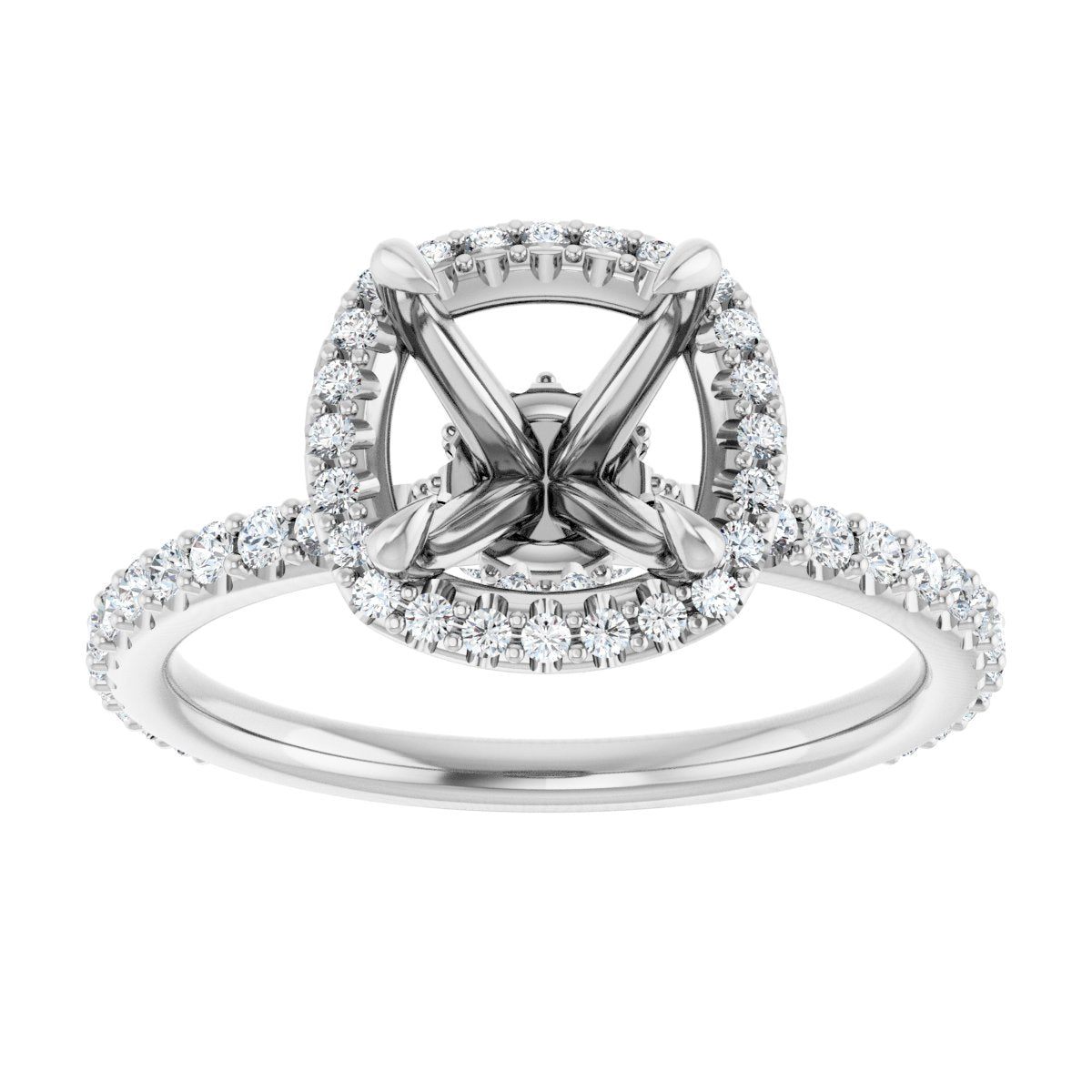 Halo-Style Engagement Ring