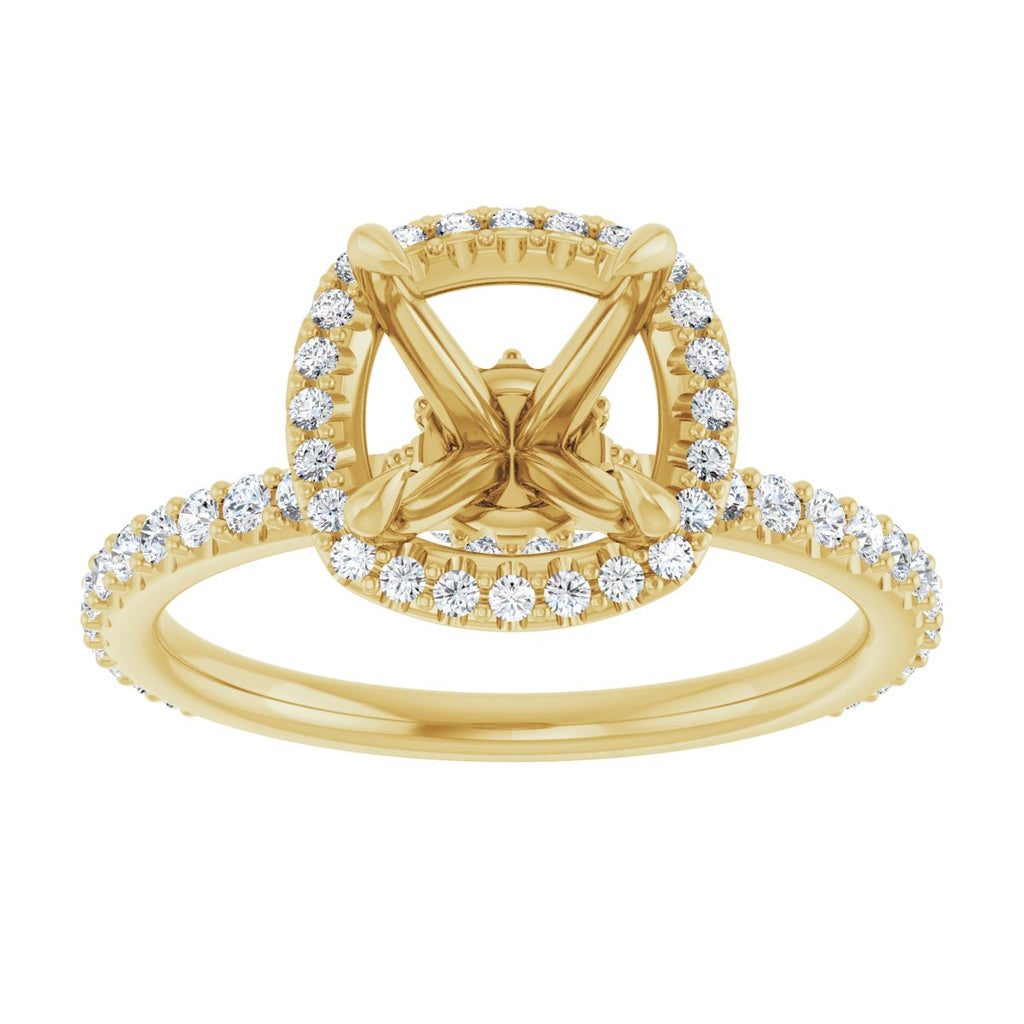 Halo-Style Engagement Ring