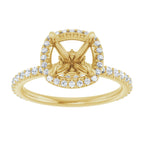 Halo-Style Engagement Ring
