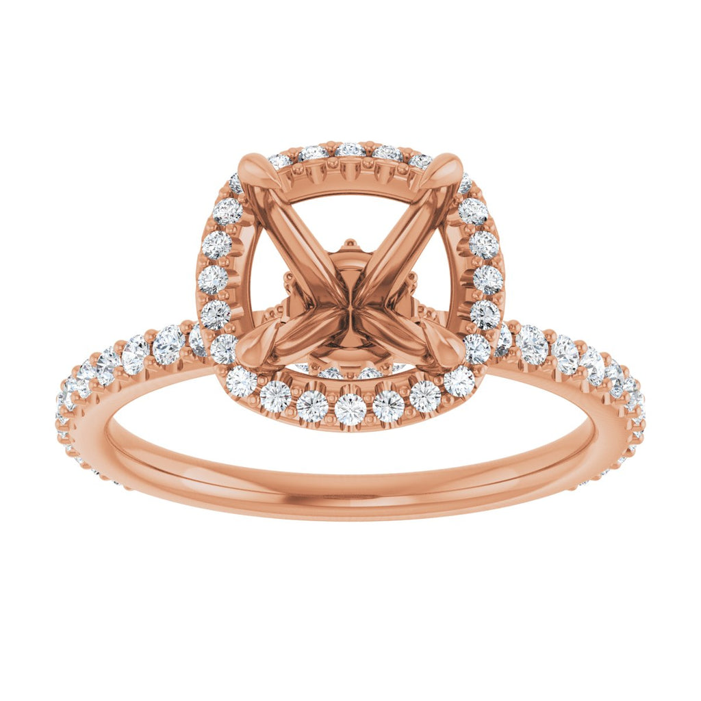 Halo-Style Engagement Ring