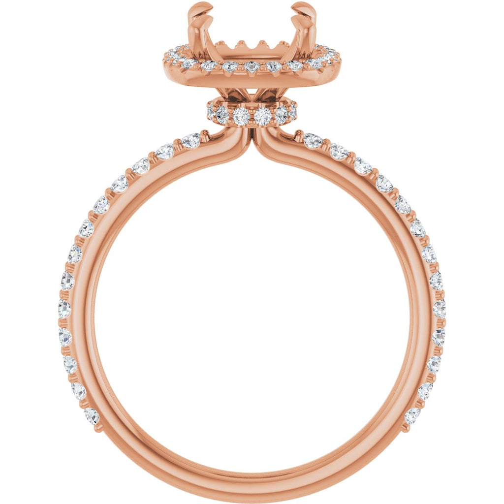 Halo-Style Engagement Ring