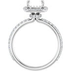 Halo-Style Engagement Ring