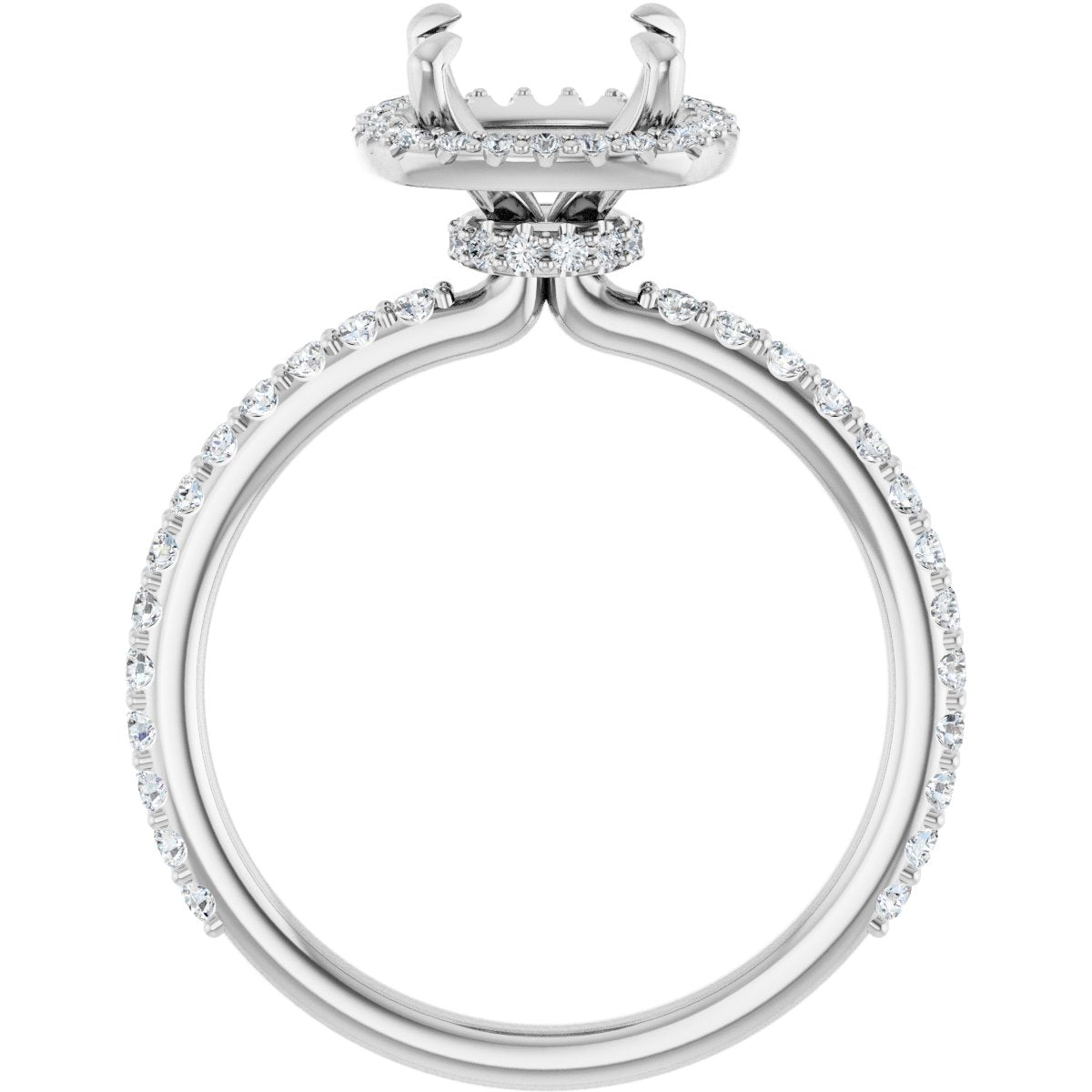 Halo-Style Engagement Ring