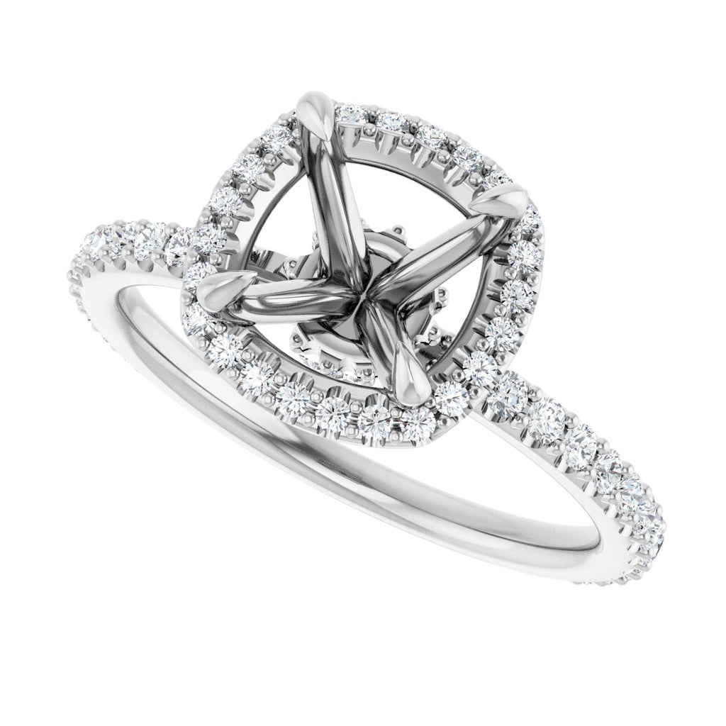 Halo-Style Engagement Ring