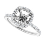 Halo-Style Engagement Ring