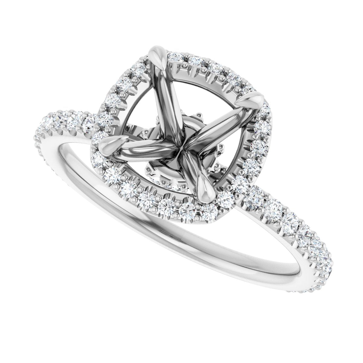 Halo-Style Engagement Ring