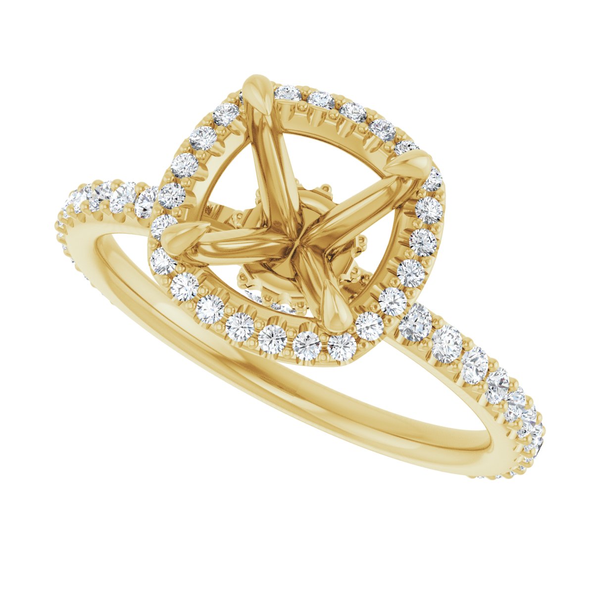 Halo-Style Engagement Ring