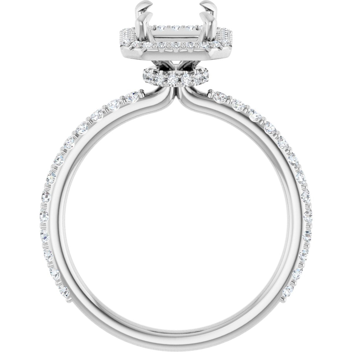 Halo-Style Engagement Ring