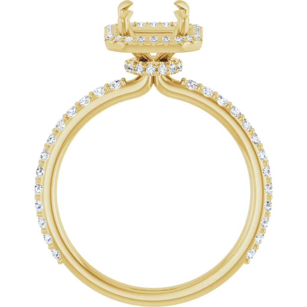 Halo-Style Engagement Ring