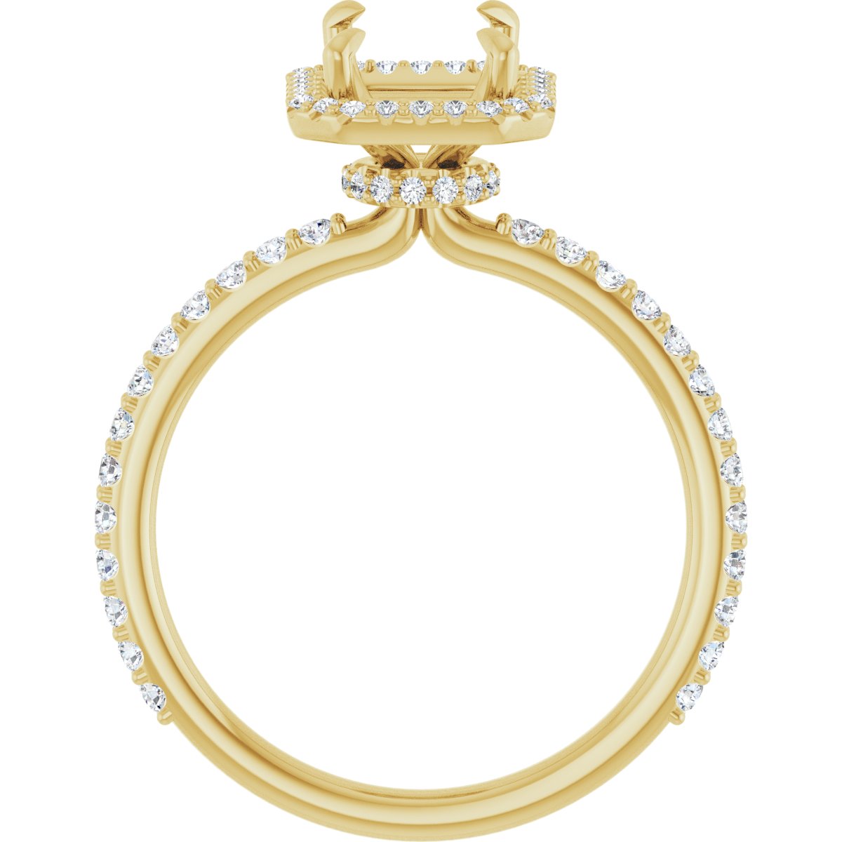 Halo-Style Engagement Ring
