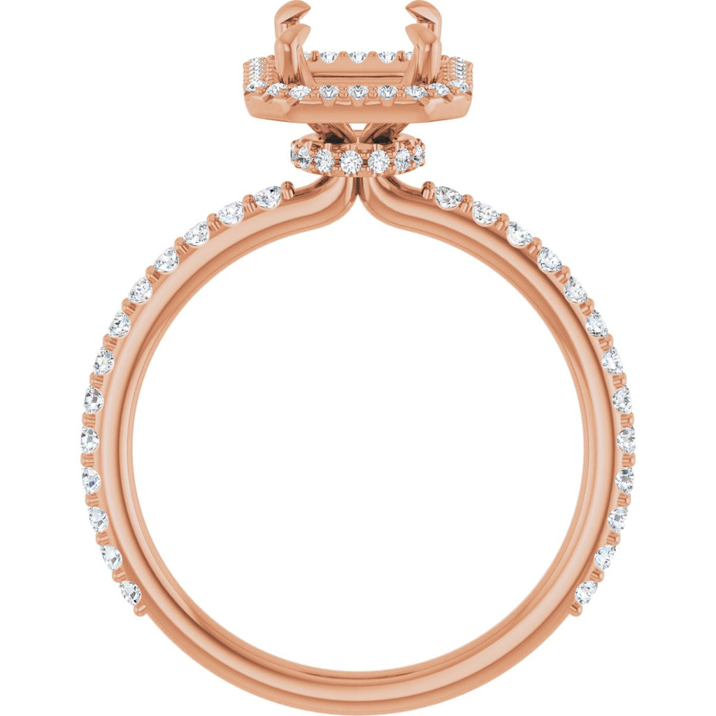 Halo-Style Engagement Ring