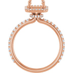Halo-Style Engagement Ring