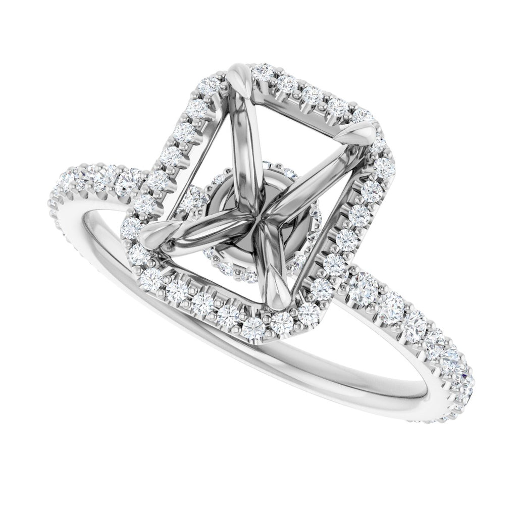Halo-Style Engagement Ring