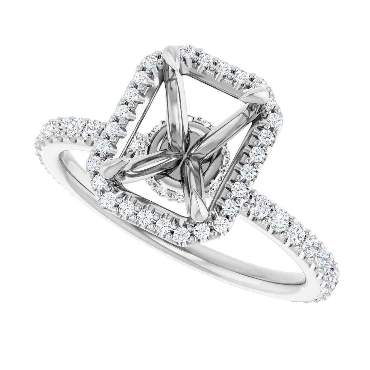 Halo-Style Engagement Ring