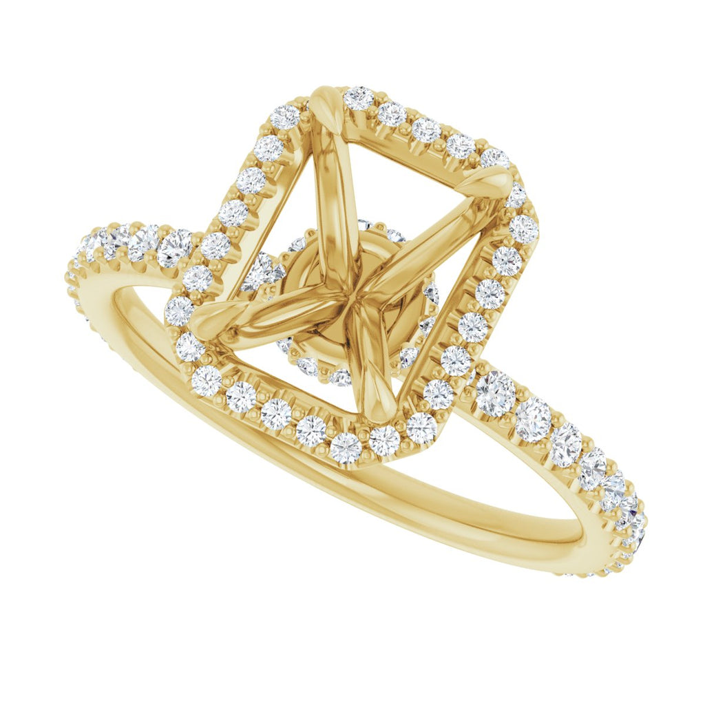 Halo-Style Engagement Ring
