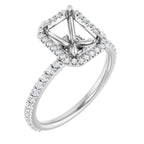 Halo-Style Engagement Ring