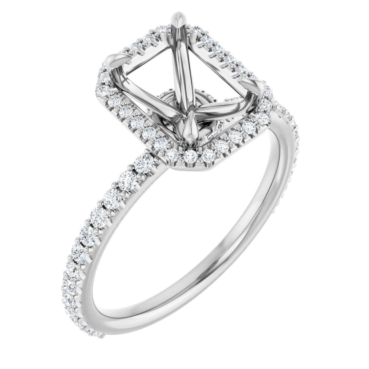 Halo-Style Engagement Ring