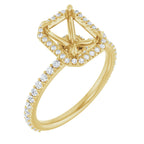 Halo-Style Engagement Ring