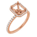 Halo-Style Engagement Ring