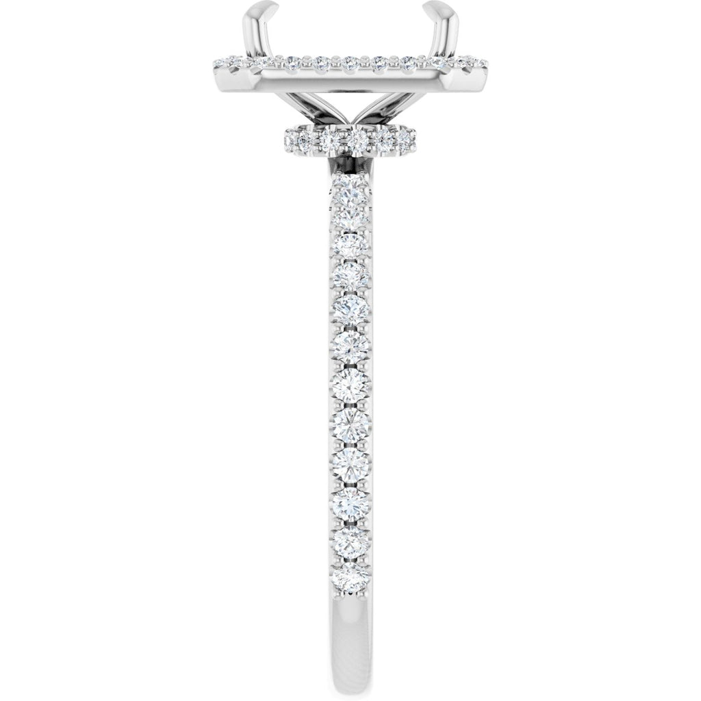 Halo-Style Engagement Ring