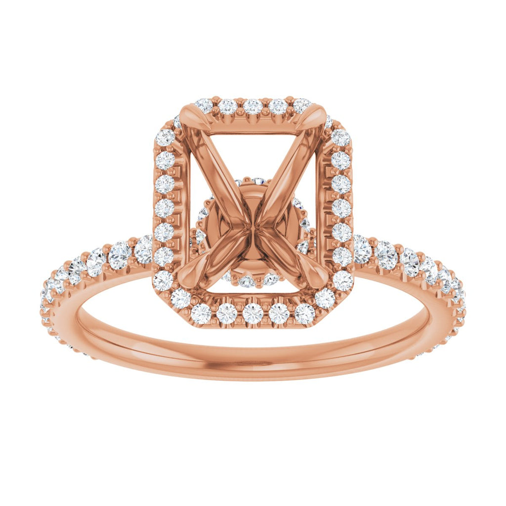 Halo-Style Engagement Ring