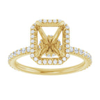 Halo-Style Engagement Ring