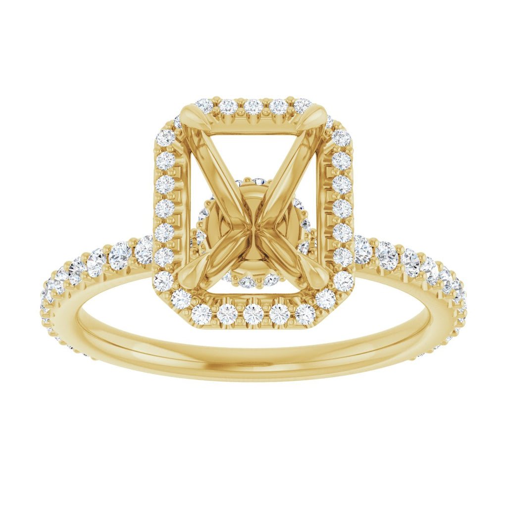Halo-Style Engagement Ring