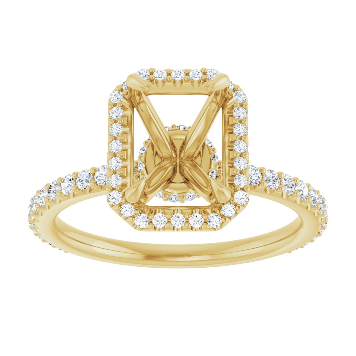 Halo-Style Engagement Ring