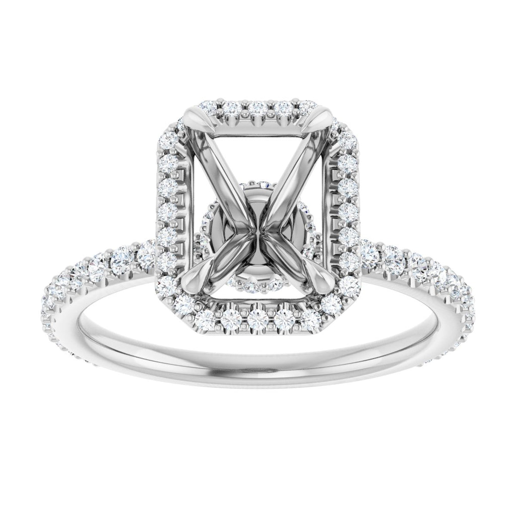 Halo-Style Engagement Ring