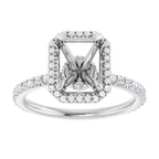 Halo-Style Engagement Ring