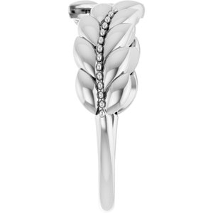 Leaf Negative Space Ring