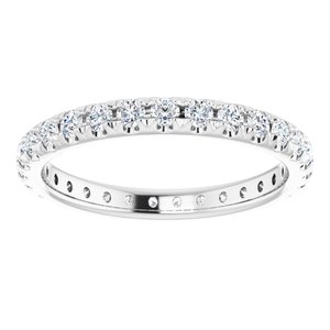 French-Set Eternity Band