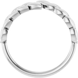 Leaf Negative Space Ring