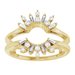 Art Deco Baguette Ring Guard
