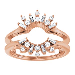 Art Deco Baguette Ring Guard
