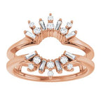 Art Deco Baguette Ring Guard