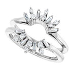 Art Deco Baguette Ring Guard