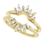 Art Deco Baguette Ring Guard