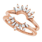 Art Deco Baguette Ring Guard