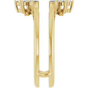 Art Deco Baguette Ring Guard