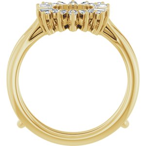 Art Deco Baguette Ring Guard