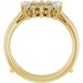Art Deco Baguette Ring Guard