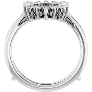 Art Deco Baguette Ring Guard