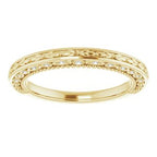 Accented Vintage-Inspired Engagement Ring or Band