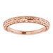 Accented Vintage-Inspired Engagement Ring or Band
