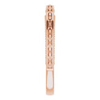 Accented Vintage-Inspired Engagement Ring or Band