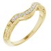 Accented Vintage-Inspired Engagement Ring or Band