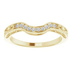 Accented Vintage-Inspired Engagement Ring or Band